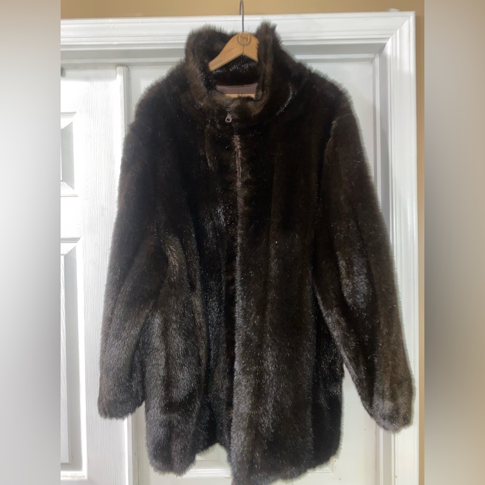 Faux fur coat